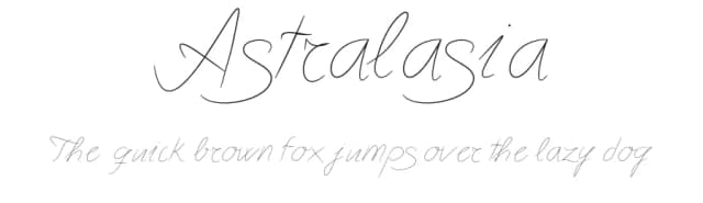 Astralasia by Manuel Ramos — Script Handwritten Font