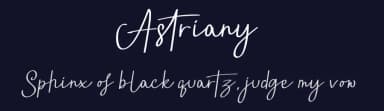 Astriany by RantautypeStudio — Script Handwritten Font — thumbnail 2