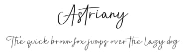 Astriany by RantautypeStudio — Script Handwritten Font — thumbnail 1