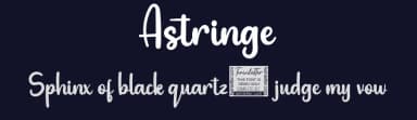 Astringe by twinletter — Script Handwritten Font — thumbnail 2