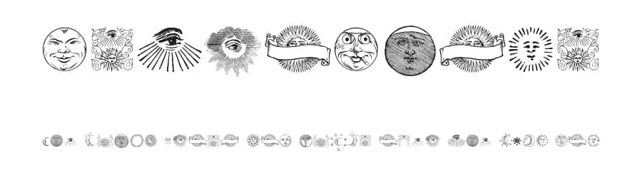 Astrodings by Intellecta Design — Dingbats Font