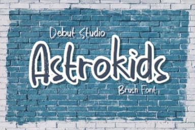 Astrokids Font by Debut Studio — Script Handwritten Font — thumbnail 1