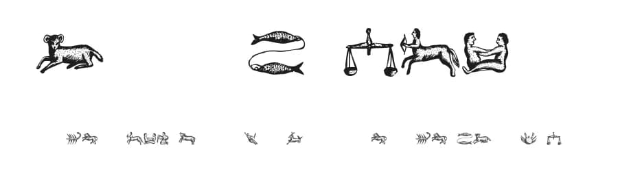 Astrologicus by Vladimir Nikolic — Dingbats Font