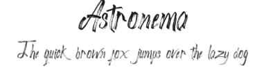 Astronema by Daffa Syarif — Script Handwritten Font — thumbnail 1