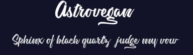 Astrovegan by Billy Argel Fonts ® — Script Handwritten Font — thumbnail 2