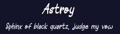 Astroy by Qaratype2 — Script Handwritten Font — thumbnail 2