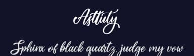 Asttuty by Skiiller Studio — Script Handwritten Font — thumbnail 2