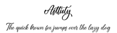 Asttuty by Skiiller Studio — Script Handwritten Font — thumbnail 1