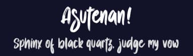 Asutenan! by Letterara — Script Handwritten Font — thumbnail 2