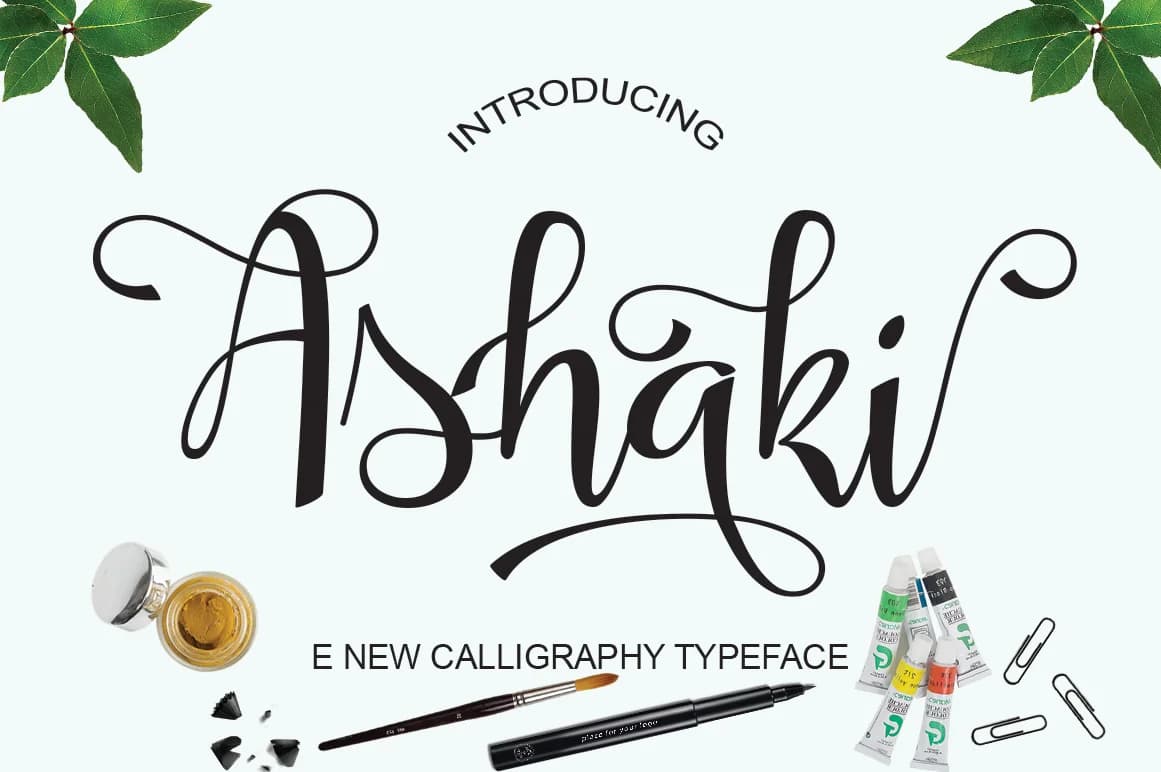 Asyaki Font by Naqsya.Co — Script Handwritten Font