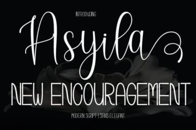 Asyila Duo Font by petterco.font — Script Handwritten Font — thumbnail 1