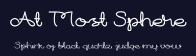 At Most Sphere by weknow — Script Handwritten Font — thumbnail 2