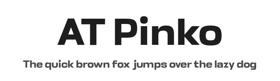 AT Pinko by Ardyana Types — Sans Serif Font