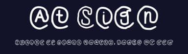At Sign by JLH Fonts — Script Handwritten Font — thumbnail 2