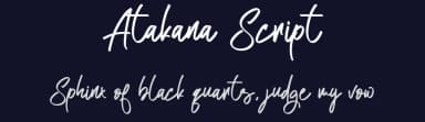 Atakana Script by Afkari Studio — Script Handwritten Font — thumbnail 2