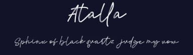 Atalla by RantautypeStudio — Script Handwritten Font — thumbnail 2