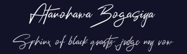 Atanohawa Bogasiya by Milea Sajojo — Script Handwritten Font — thumbnail 2