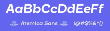 Atemica Sans by Måns Grebäck — Sans Serif Font — thumbnail 3