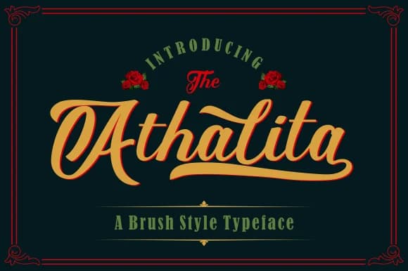 Athalita Font by victoriant99 — Script Handwritten Font — preview 1