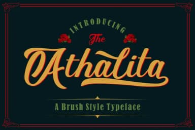 Athalita Font by victoriant99 — Script Handwritten Font — thumbnail 1