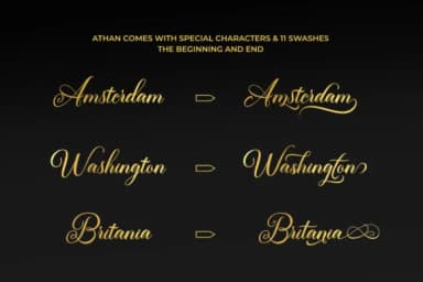 Athan Script Font by Max.co Studio — Script Handwritten Font — thumbnail 6