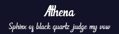 Athena by GulioSt — Script Handwritten Font — thumbnail 2