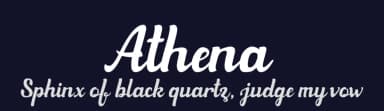 Athena by IZI_Creative — Script Handwritten Font — thumbnail 2