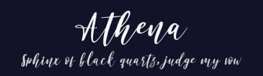 Athena by Haksen Studio — Script Handwritten Font — thumbnail 2