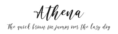 Athena by Haksen Studio — Script Handwritten Font — thumbnail 1