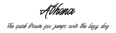 Athena by Typotopia Studio — Script Handwritten Font — thumbnail 1