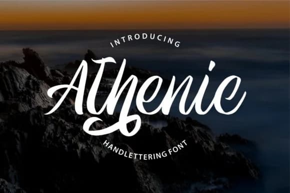 Athenic Font by goodjavastudio — Script Handwritten Font — preview 1