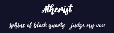 Atherist by Maulana Creative — Script Handwritten Font — thumbnail 2
