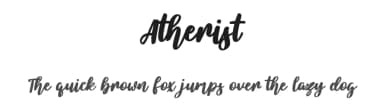Atherist by Maulana Creative — Script Handwritten Font — thumbnail 1