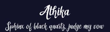 Athika by Riyadh Rahman — Script Handwritten Font — thumbnail 2