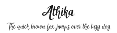 Athika by Riyadh Rahman — Script Handwritten Font — thumbnail 1