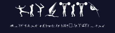 Athletes — Dingbats Font — thumbnail 2