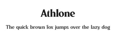 Athlone by Twicolabs Fontdation — Serif Font — thumbnail 1