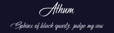 Athum by finnaArt — Script Handwritten Font — thumbnail 2