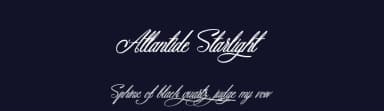 Atlantide Starlight by Maelle.K | Thomas Boucherie — Script Handwritten Font — thumbnail 2