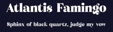 Atlantis Famingo by Letterena Studios — Serif Font — thumbnail 2