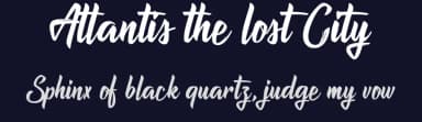 Atlantis the lost City by Octotype  | Thomas Boucherie — Script Handwritten Font — thumbnail 2