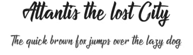 Atlantis the lost City by Octotype  | Thomas Boucherie — Script Handwritten Font — thumbnail 1