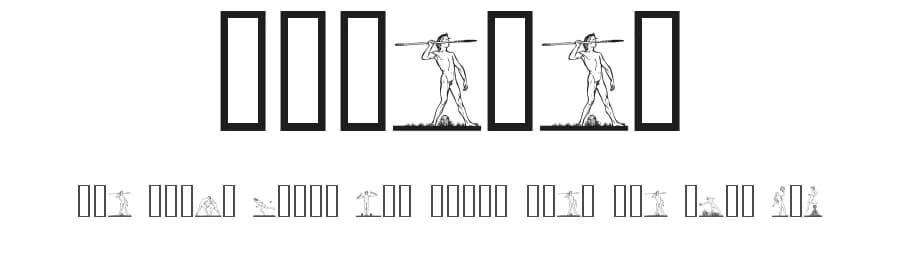 Atleter by Listemageren — Dingbats Font