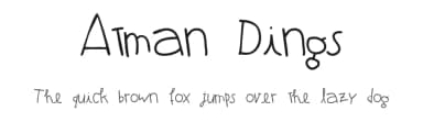 Atman Dings by Eyesaw Fontz — Dingbats Font — thumbnail 1