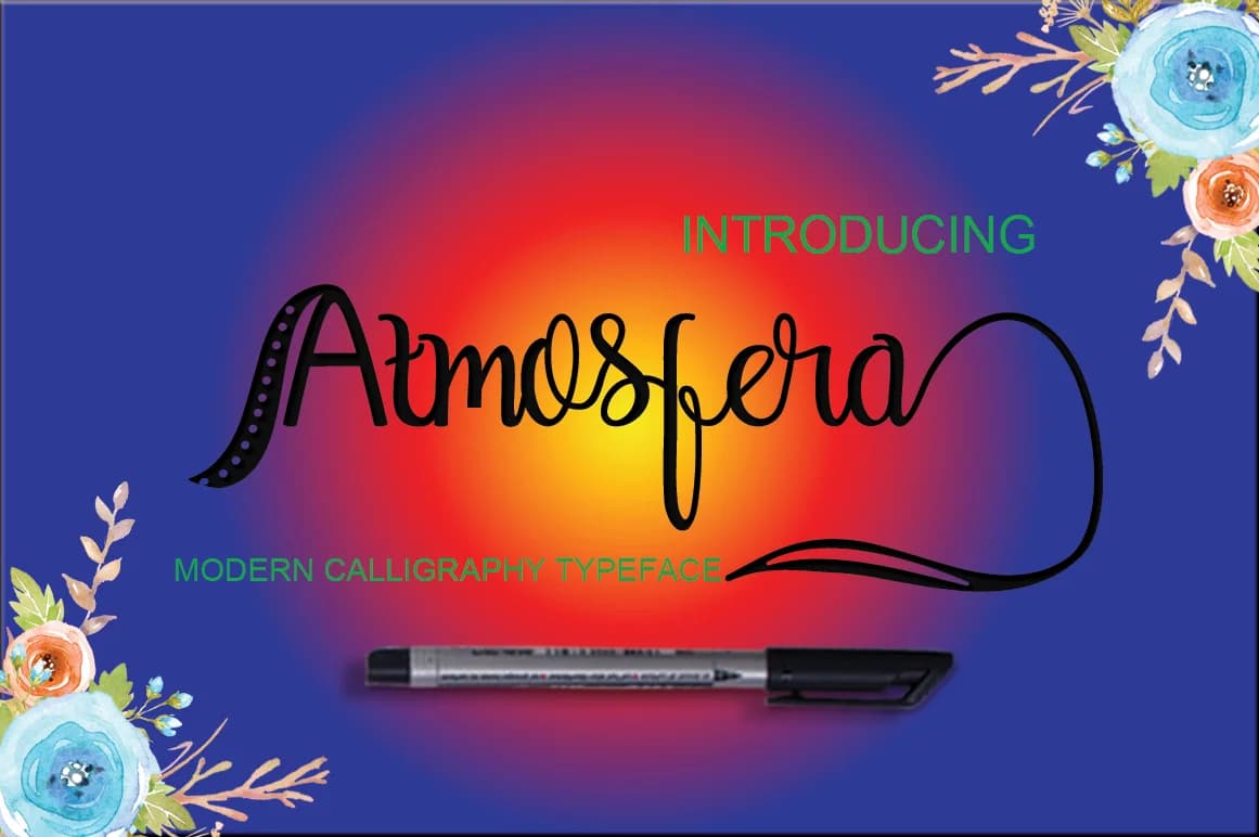 Atmosfera Font by Cek Creative — Script Handwritten Font