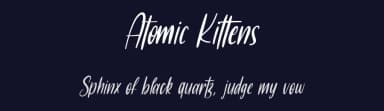 Atomic Kittens by Maulana Creative — Script Handwritten Font — thumbnail 2