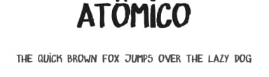 Atômico by Daniel Maciel — Script Handwritten Font — thumbnail 1