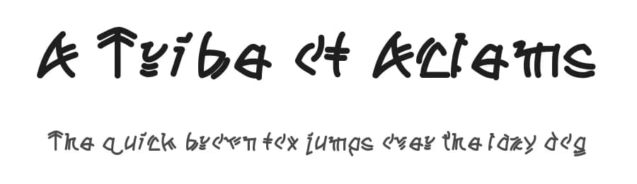 A Tribe of Aclems by Erik Reichenbach — Dingbats Font