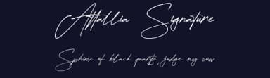 Attallia Signature by FinTypeStudio — Script Handwritten Font — thumbnail 2