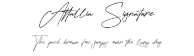 Attallia Signature by FinTypeStudio — Script Handwritten Font — thumbnail 1